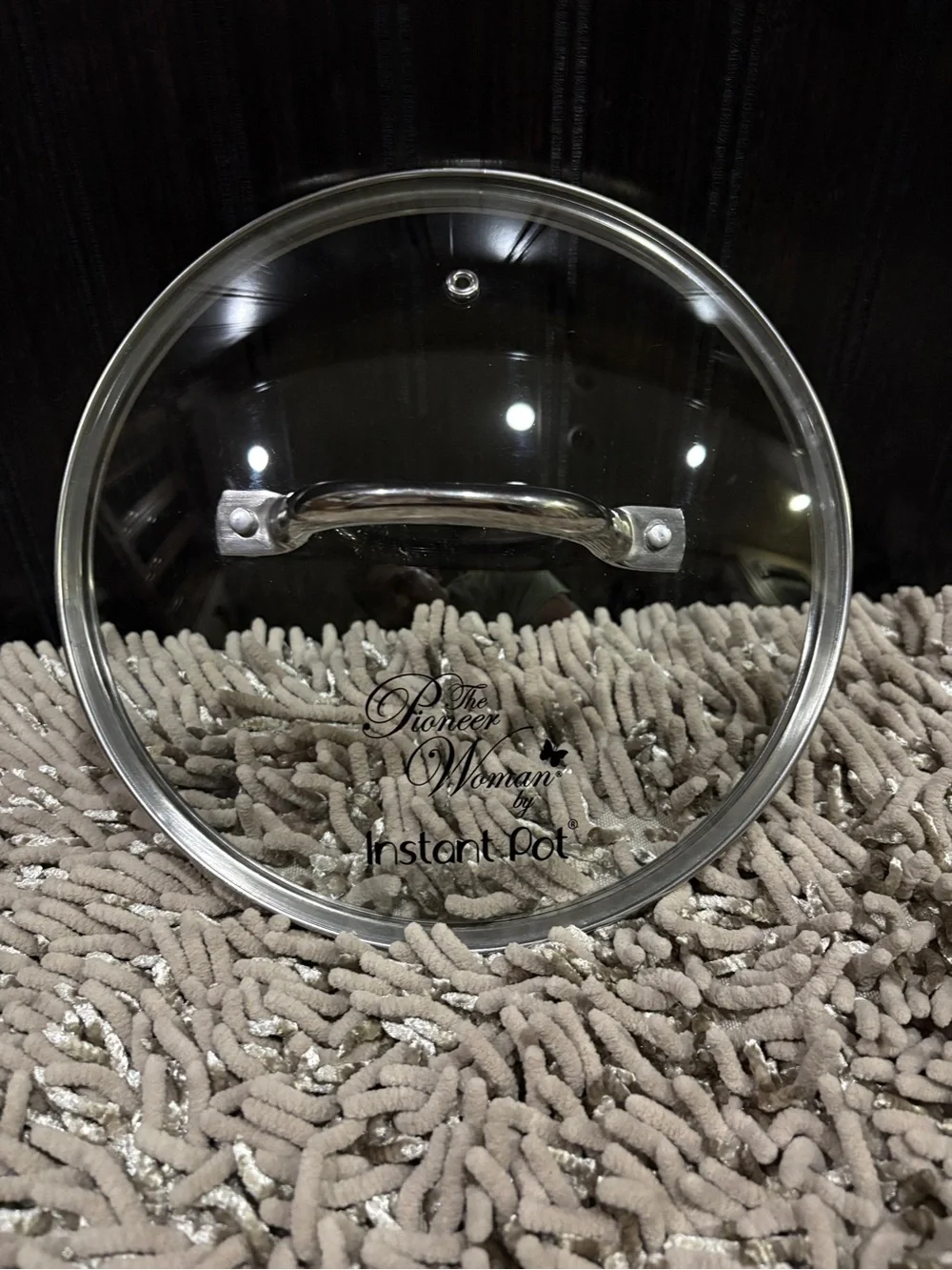 The Pioneer Woman Instant Pot Glass Lid - Clear with Silver Handle